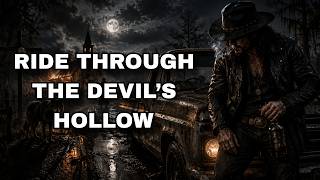 RIDE THROUGH THE DEVIL’S HOLLOW 🌑 | Dark Outlaw Blues Music | Southern Gothic Blues