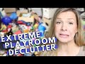 EXTREME PLAYROOM DECLUTTER | Part 1 | Clean and Organize Kid's Toys | Clean Playroom
