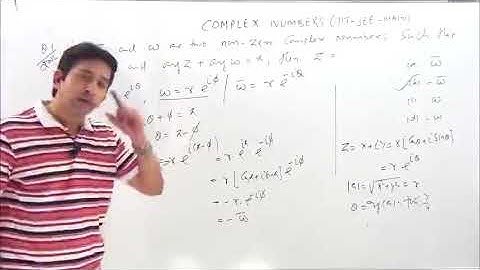 COMPLEX NUMBERS- IIT JEE MAIN Previous year questions paper solutions