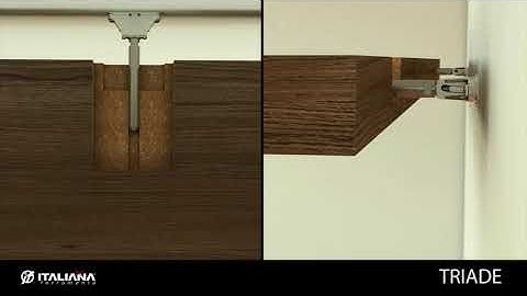 Häfele - Triade Concealed Shelf Support - Italiana Ferramenta