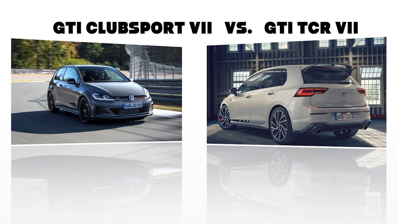 Volkswagen Gti Trc Vii Gegen Vw Gti Clubsport Viii Design Battle Vergleich Kompaktklasse Gen 8 Youtube