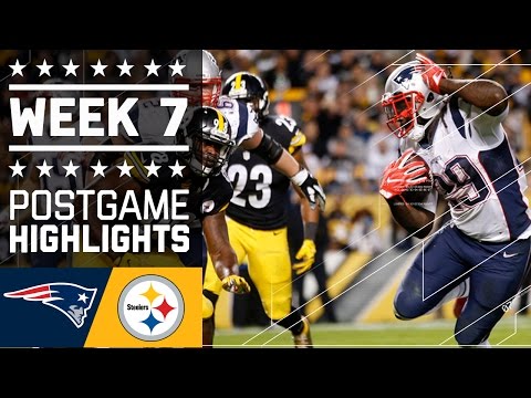 Patriots vs. Steelers | NFL Week 7 Game Highlights