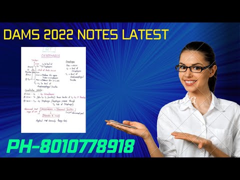 Dams Handwritten Notes 2022 Latest Version - video from Starter Group