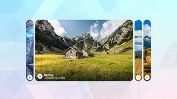 How to create slider cards/ Design Using HTML | CSS | JS (как сделать слайдер на css)