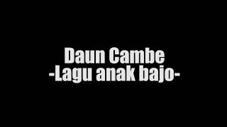 daun cambe lagu bajo lirik