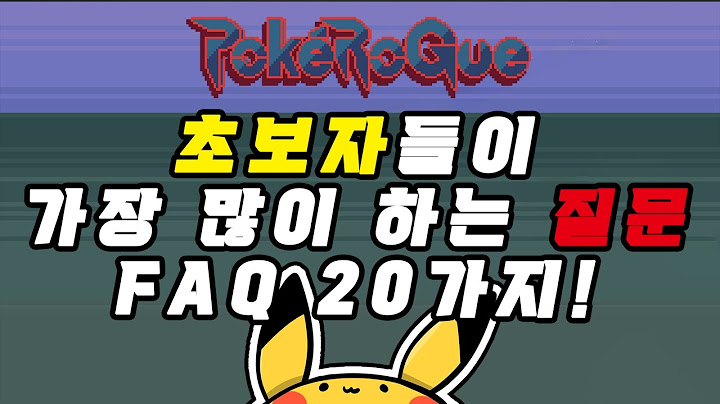 포켓로그 초보자들이 가장 많이 하는 질문 TOP 20 | 포케로그에 대해 알아보자