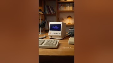 Looks like a vintage Mac… but it’s actually a Mac mini dock — from @wokyis