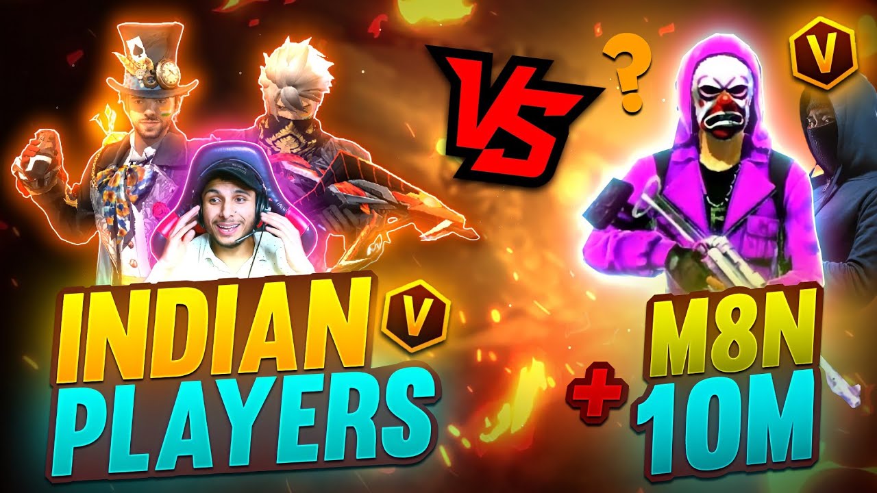 M8N 🇪🇬 vs INDIAN Team 🇮🇳 🔥 || Nonstop Gaming live Reaction - Garena Free Fire