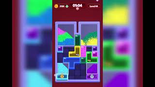 Sand Blocks Drop Puzzle Level 45 Walkthrough Solution
