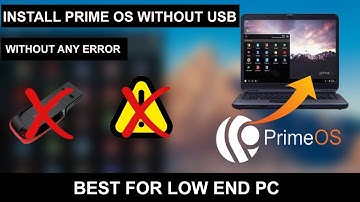 How To Install Prime OS Without USB | Best Android OS For Low End PC | install Without Any Error |