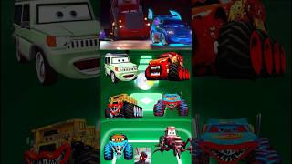 Mix- Funny McQueen 🆚Crazy 🆚McQueen McQueen Easter🆚Scary car-Tiles Hope #mcqueensohrts.