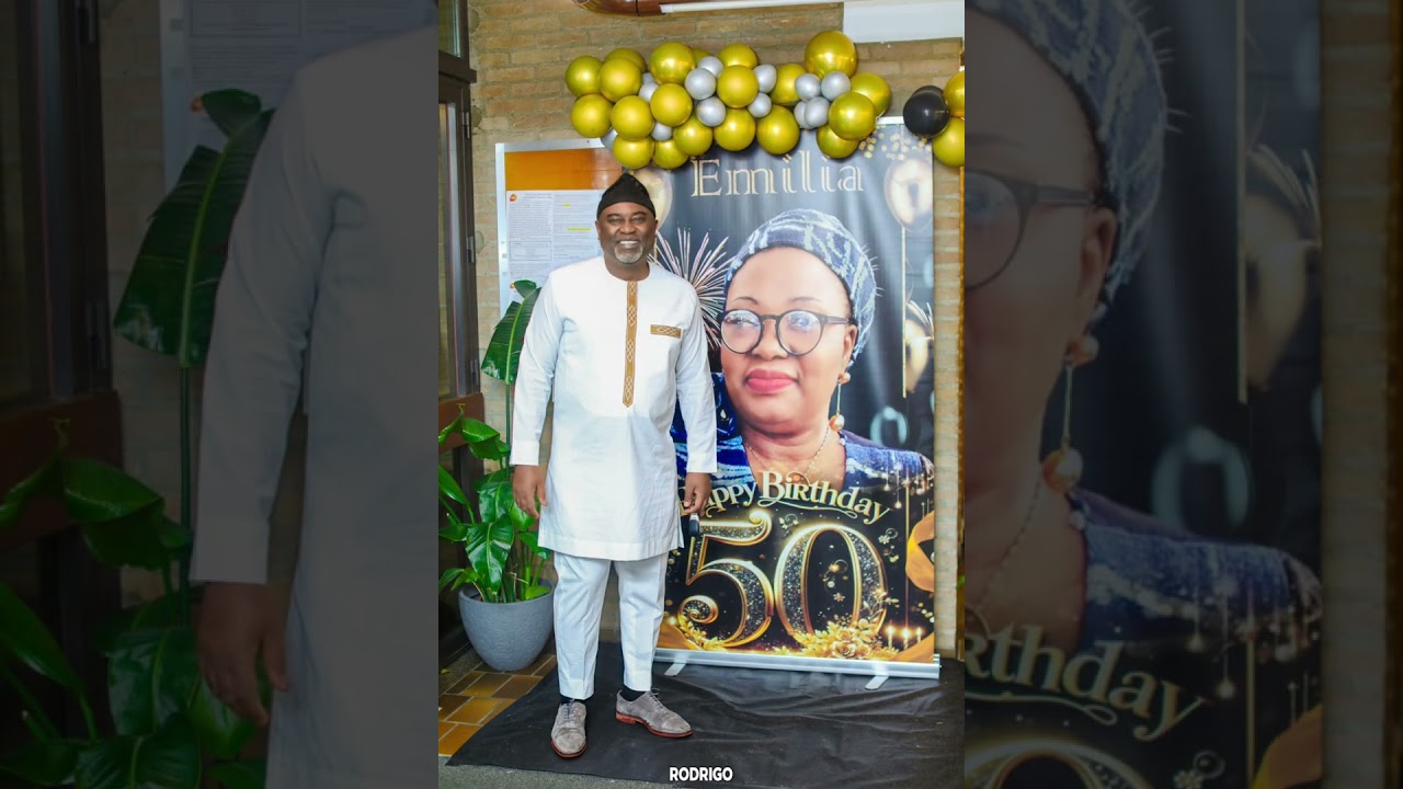 50th  birthday   celebration of wirba Emilia  the wife of Shufai kibari Belgium