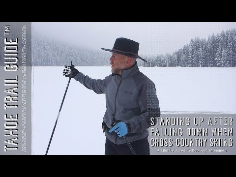 Standing Up After Falling Down When XC Skiing