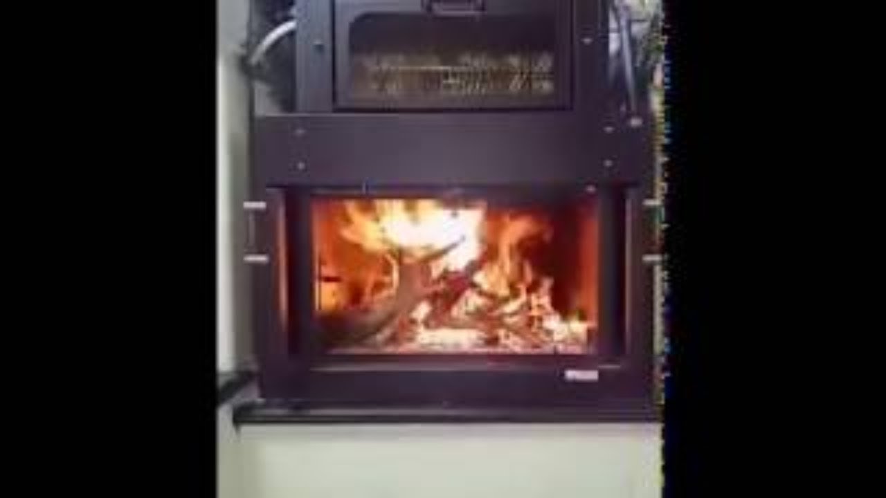Termocamino Ftl con forno Genius a legna con accensione dall'alto. - YouTube