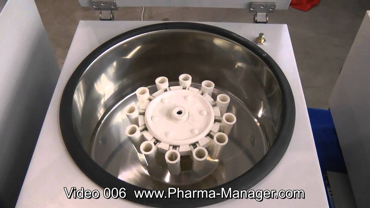 Pharmaceutical laboratory centrifuge for laboratory use. Video 006 www