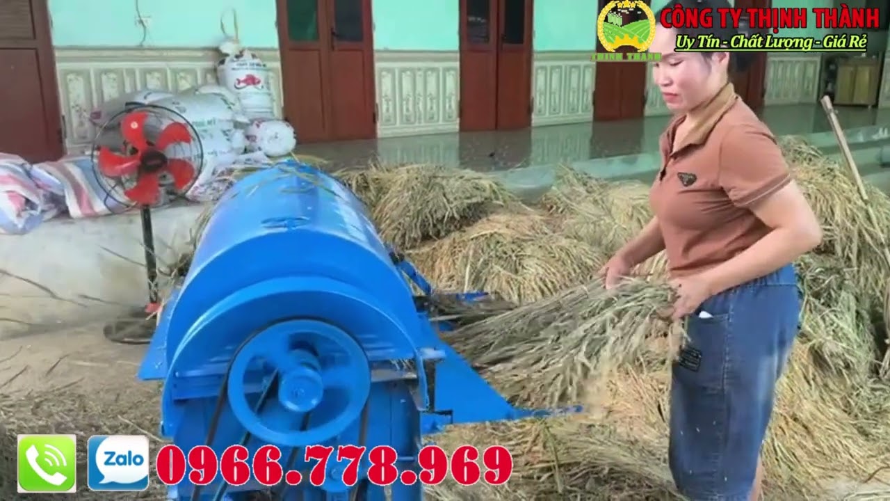 Máy Tuốt Lúa Mini Thịnh Thành Mẫu Mới Nhất Năm 2025