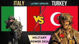 TURKEY Vs ITALY Military Power Comparison 2024
