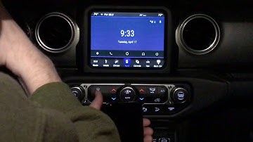 UCONNECT 4C NAV RADIO WITH ANDROID AUTO DEMONSTRATION JEEP WRANGLER JL www.SUMMITAUTO.com