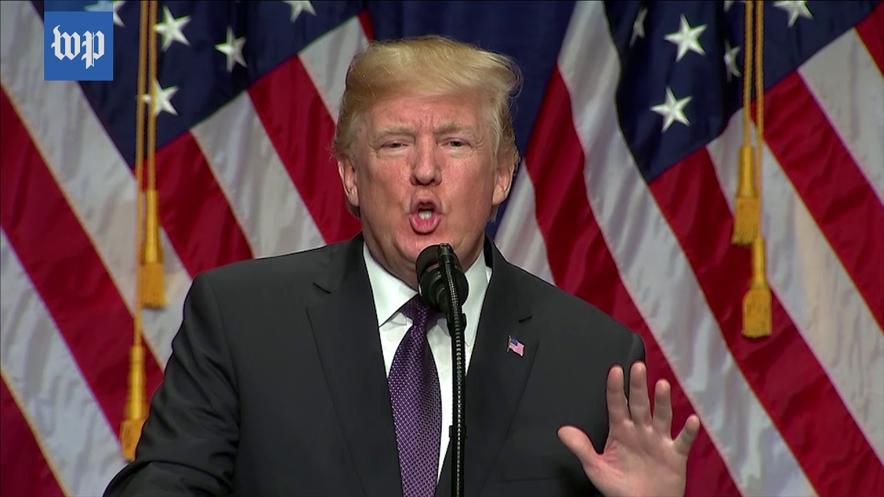 President Trump presents his 'new national security strategy'