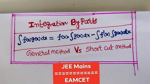 ||Indefinite Integration||JEE MAINS||EAMCET||BITSAT||VIT||NDA||SSC||