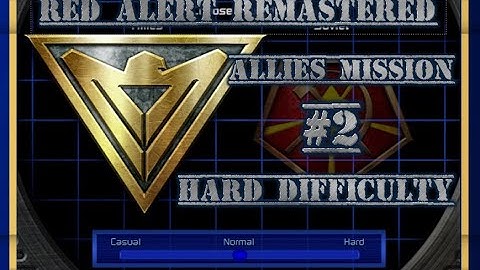 C&C Red Alert Remastered - Allies Mission 2 Five To One - Hard Difficulty