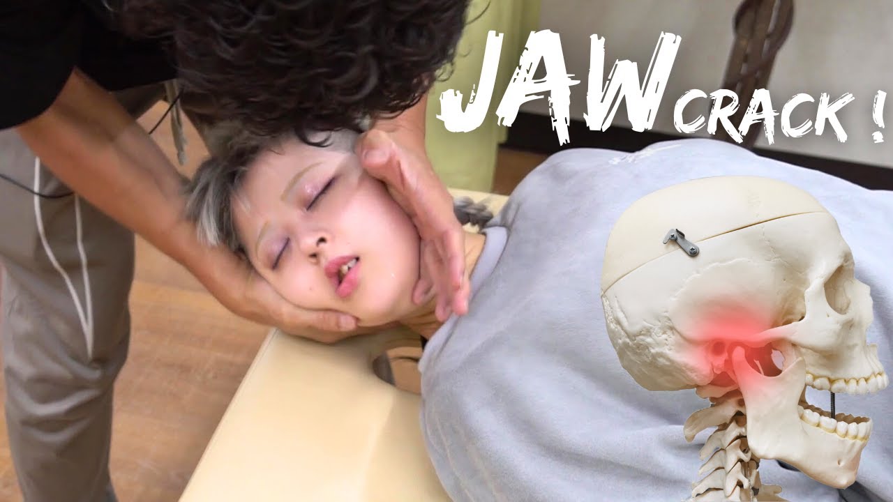 【ASMR 女性版 全身ボキボキ整体】顎関節もY-strapも抜群の骨音！！全身のギチギチに詰まった感覚を瞬間調整で解消！ Full body adjustment from Japan +Yst