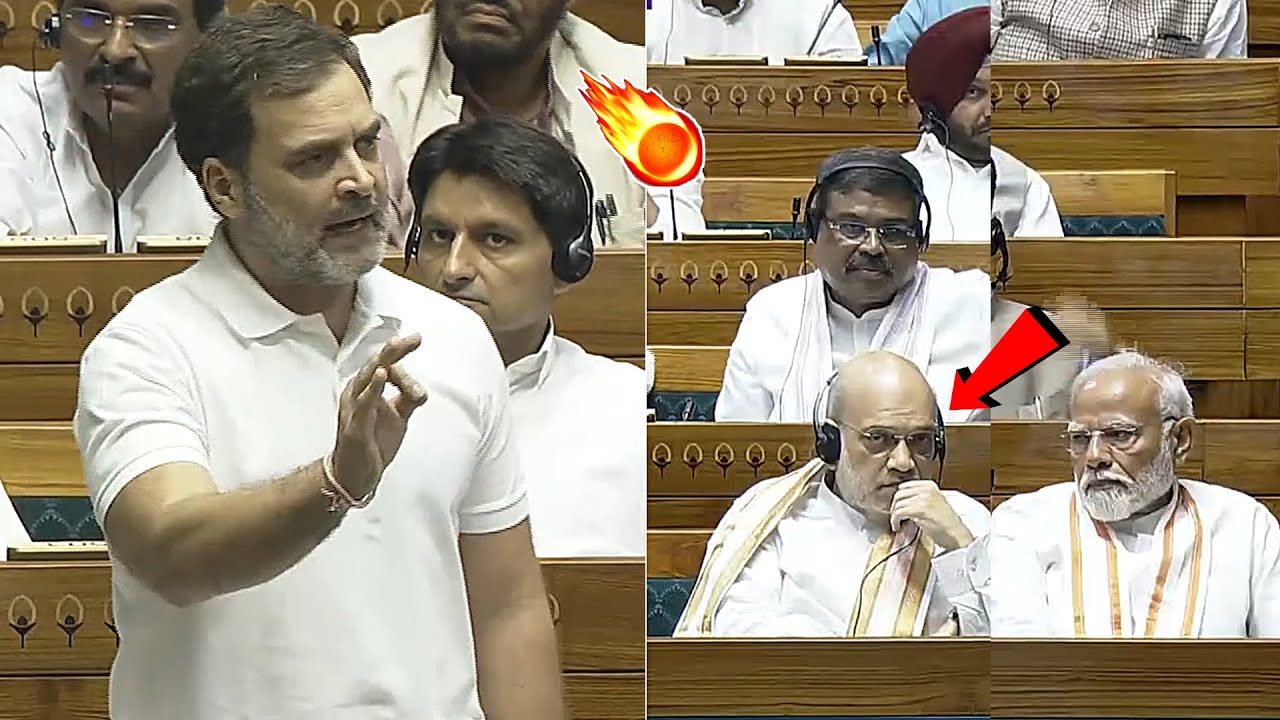 Rahul Gandhi Speech In Lok Sabha | Amit Shah | PM Modi | BJP vs ...