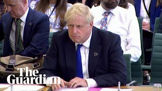 Boris Johnson takes questions from liaison committee on integrity in politics - watch live