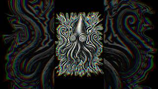 🐙🌀  Glitch Art Process | Trippy Calamary Design | Manic Glitch