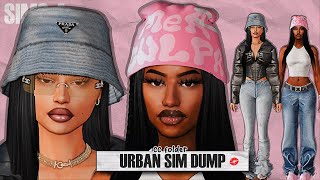 Urban Sim Dump 136 💖 + CC Folder & Sims Download | Sims 4 Create a Sim