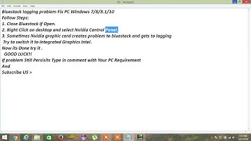 Bluestack lagging problem Fix PC Windows 7/8/8.1/10