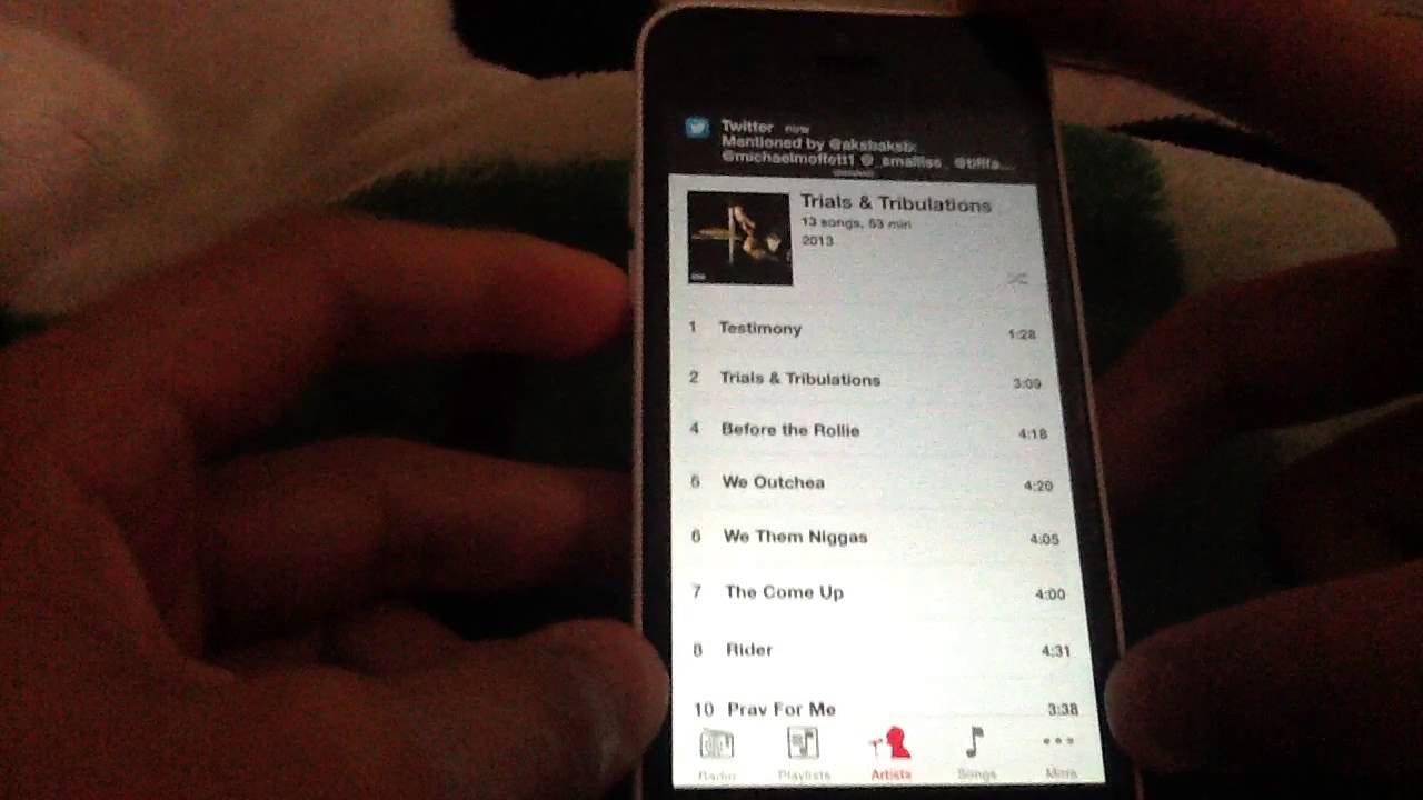 ASMR- iPhone 5c/ what's in my phone