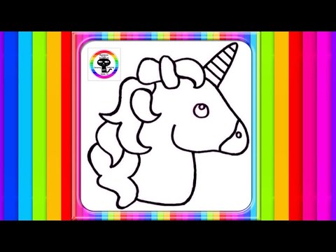 Download Kids Drawing Coloring pages unicorn emoji rainbow Cats art ...