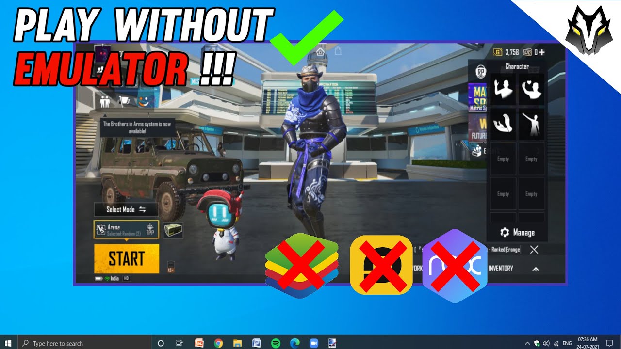 How to play mobile games in PC without emulator - YouTube