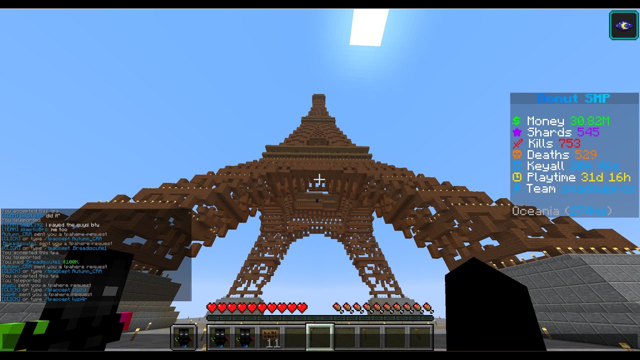 donut smp rating bases 150K per base ign skepticBro - YouTube