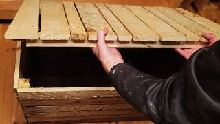 I Built a Storage Crate from Pallet Wood (It Got… Very Rustic)