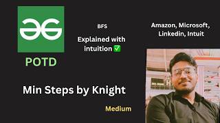Details Min Steps by Knight | GFG POTD Update