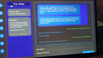 Project Winter Demo - Voice Assistant using VueJS and Flask