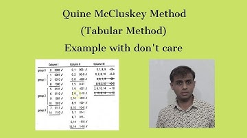 Quine McCluskey Method   - Tabular Method with example | Digital Electronics