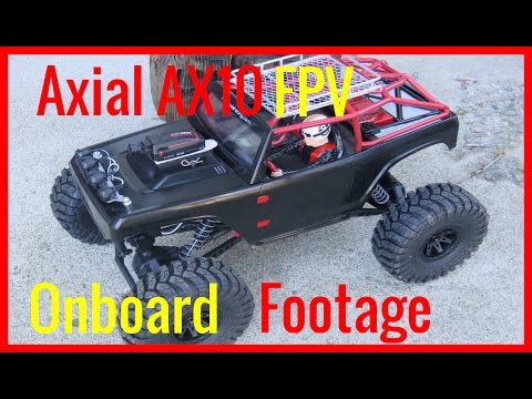 Axial Deadbolt RC Car Rock Crawling with Tactic Droneview FPV Camera