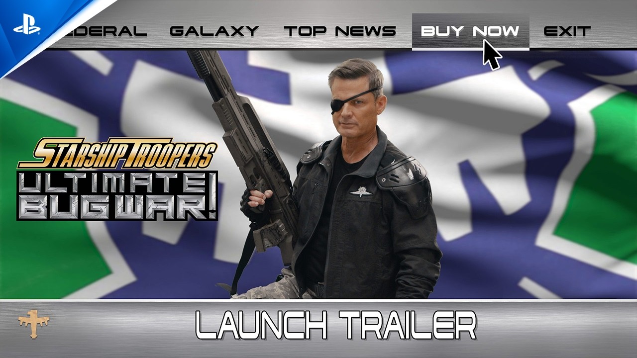 Starship Troopers: Ultimate Bug War! - Launch Trailer | PS5 Games