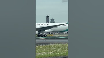 Garuda Indonesia A330 #aviation #aircraft #airlines #airbus #airplane #a330 #garuda #indonesia
