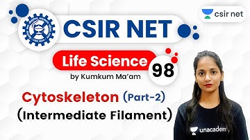 4:00 PM - CSIR UGC NET 2020 | Life Science by Kumkum Gautam | Cytoskeleton (Intermediate Filament)