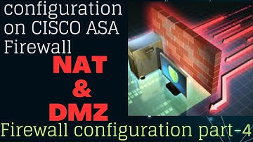 CISCO ASA Firewall Configuration in Urdu part-4 | NAT Configuration for DMZ servers (ref: Part 3)
