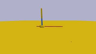 Balancing an inverted double pendulum using Soft Actor-Critic