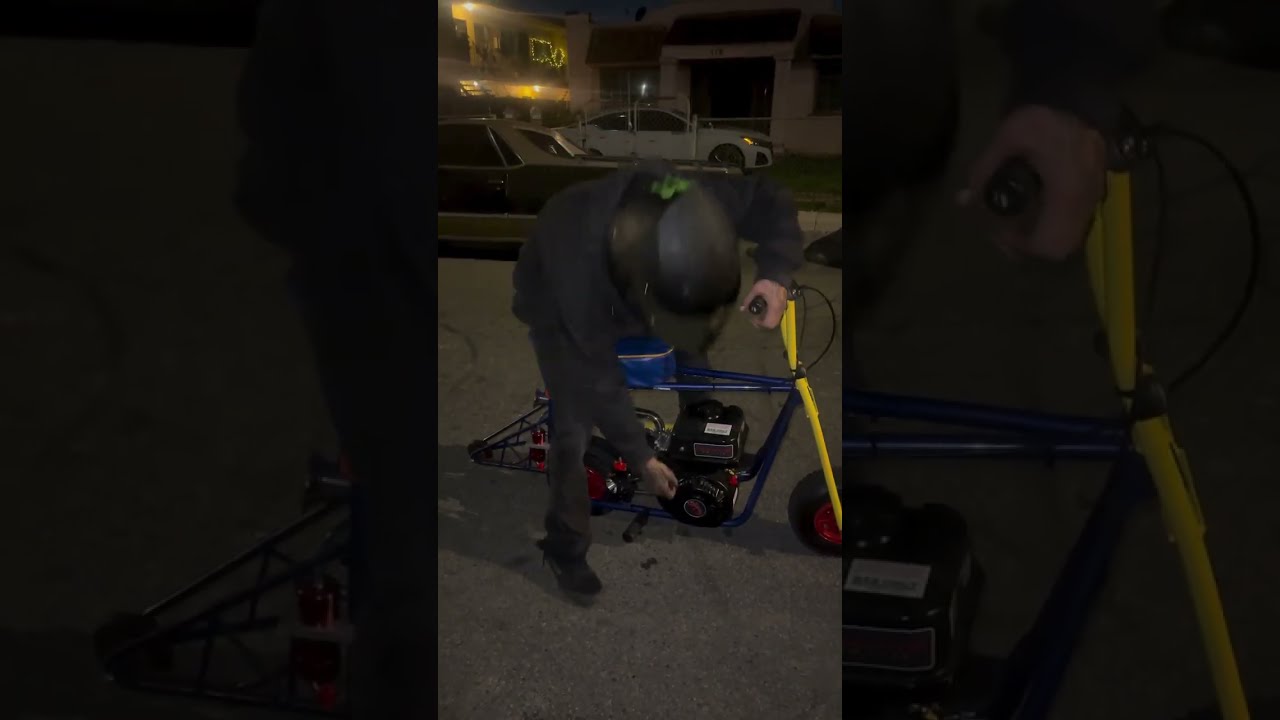 Bro Lit His Bike On Fire Minibike Engine Built Billet Racing Minnesota Bikelife