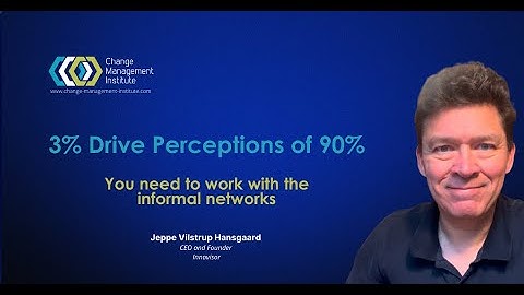 3% drive perceptions of 90%