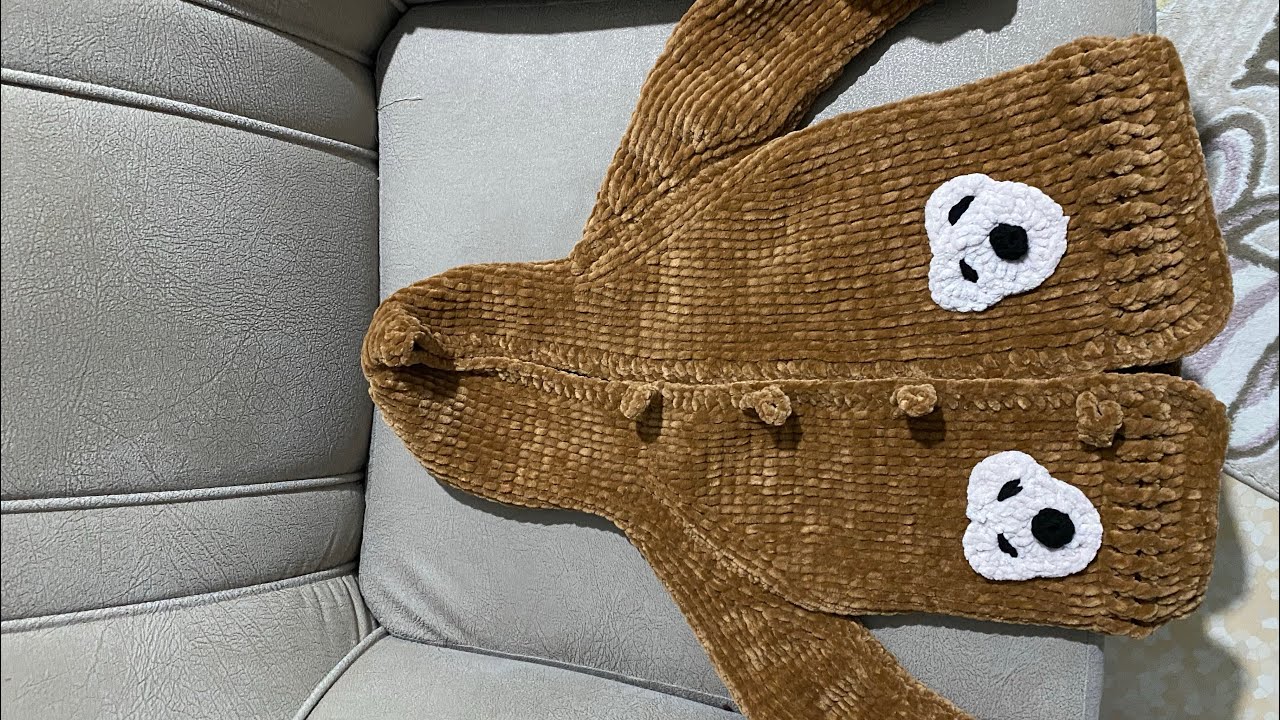 Kapüşonlu bebek hırkası (Tunus işi)