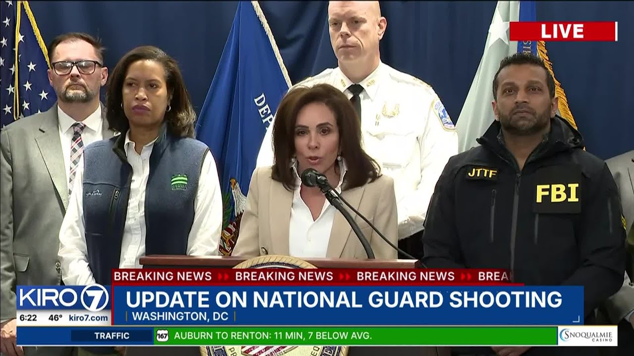 Officials provide update on National Guard shooting - YouTube