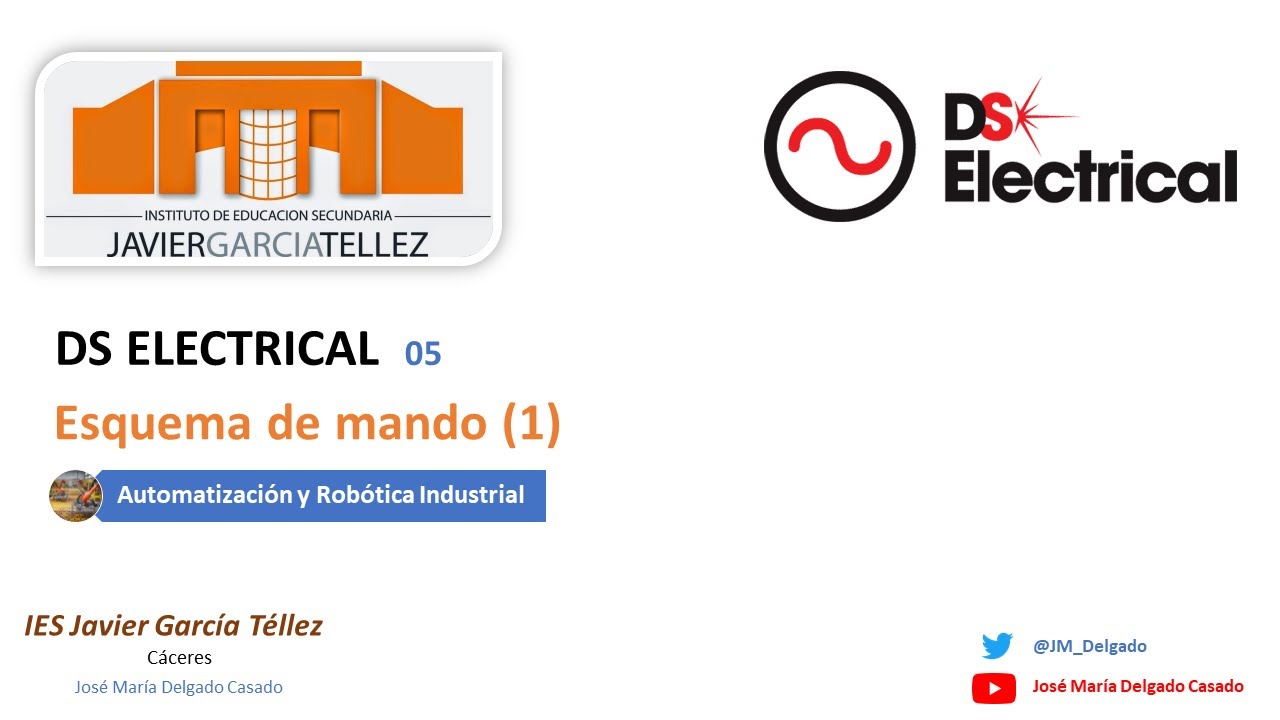 05 DS Electrical - Diseño de un esquema de mando - YouTube
